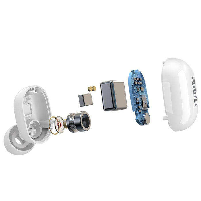 EAN 8435256897388 - Aiwa EBTW-150WT auricular y casco Auriculares Inalámbrico Dentro de oído Llamadas/Música Bluetooth Blanco imagen 11
