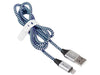 EAN 5907512863374 - Tracer TRAKBK46269 cable de conector Lightning 1 m Negro, Azul, Plata imagen 2