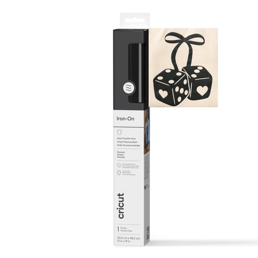 EAN 93573986321 - Cricut Flocked Iron-On Rollo de vinilo de termotransferencia Vinilo de termotransferencia liso imagen 1