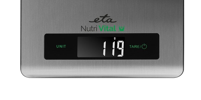 EAN 8590393260874 - Eta Nutri Vital Metálico Rectángulo Báscula electrónica de cocina imagen 2