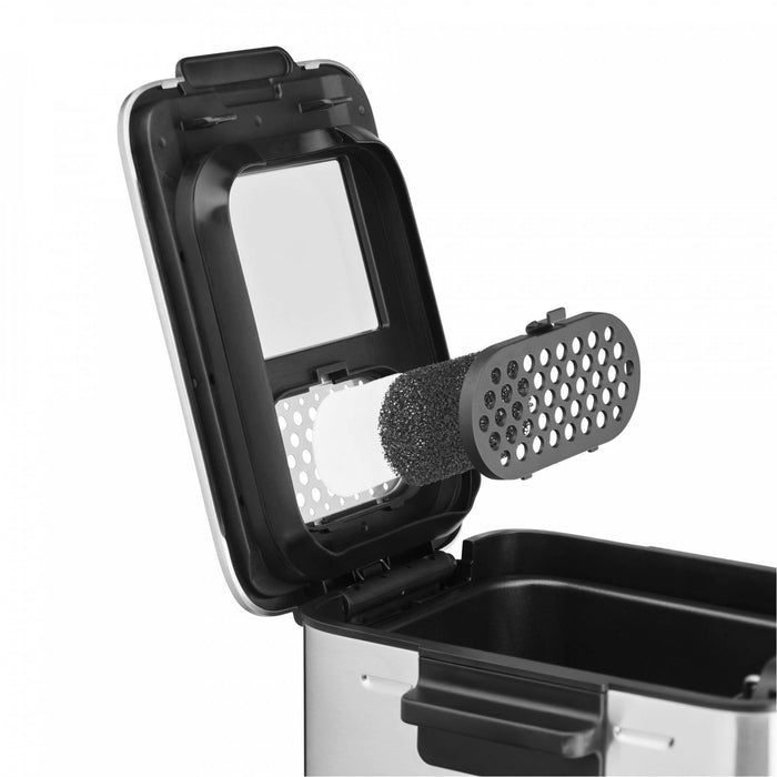 EAN 4211129141123 - WMF KITCHENminis 0415490011 Sencillo Independiente 1000 W Freidora Negro, Acero inoxidable imagen 8