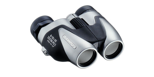 EAN 0050332134140 - Olympus Tracker 8 - 16 X 25 Zoom PC binocular BaK-4 Porro Negro, Plata imagen 1