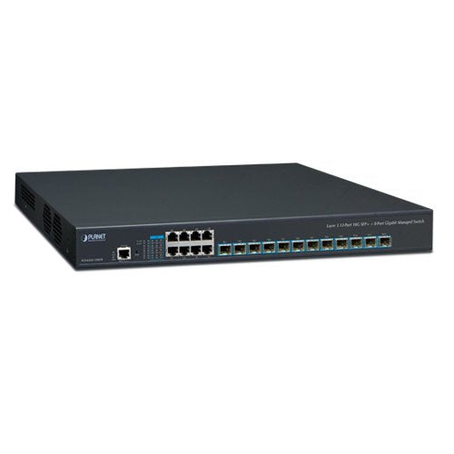 EAN 4711605283236 - PLANET XGS-6350-12X8TR switch Gestionado L3 Gigabit Ethernet (10/100/1000) 1U Negro imagen 4