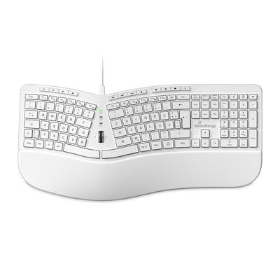 EAN 4260664878698 - MediaRange MROS272 teclado Oficina USB QWERTZ Alemán Blanco imagen 1