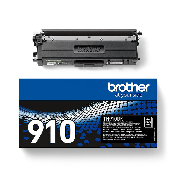 EAN 4977766771818 - Brother TN-910BK cartucho de tóner 1 pieza(s) Original Negro imagen 4