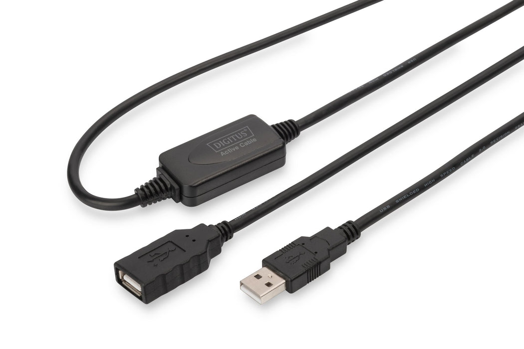 EAN 4016032326212 - Digitus DA-73100-1 cable USB 10 m USB A Negro imagen 1
