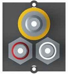 EAN 4016514031054 - Bachmann 917.026 toma de corriente 3 x RCA Negro imagen 2