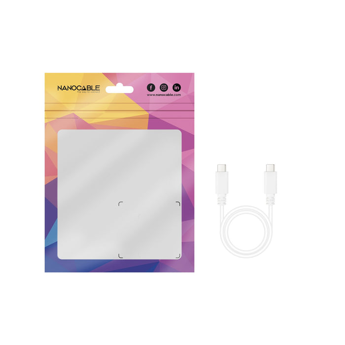 EAN 8433281014459 - Nanocable 10.01.2301-W cable USB USB 2.0 USB C Negro, Blanco imagen 6