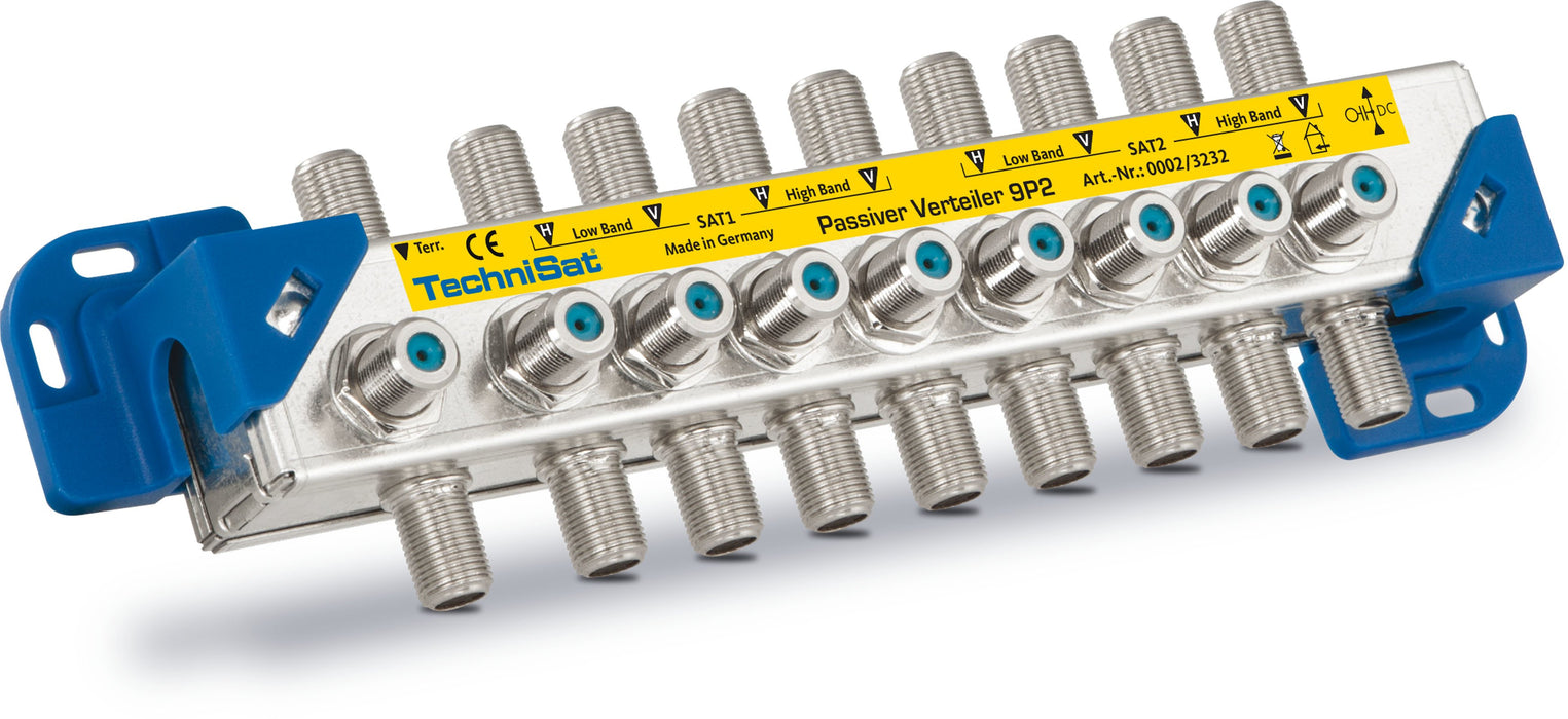EAN 4019588232327 - TechniSat 9P2 Divisor de señal para cable coaxial Plata imagen 2