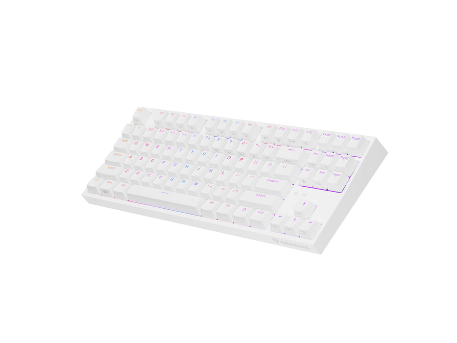 EAN 5901969443226 - GENESIS Thor 404 TKL teclado Juego USB QWERTY Internacional de EE.UU. Blanco imagen 10