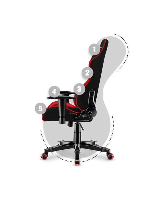 EAN 5903796010558 - Huzaro Ranger 6.0 Silla para videojuegos universal Asiento (de seguridad) de butaca Negro, Rojo imagen 7