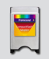 EAN 0760557784647 - Transcend CompactFlash Adapter lector de tarjeta Plata imagen 1