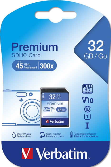 EAN 0023942439639 - Verbatim Premium 32 GB SDHC Clase 10 imagen 2