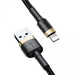 EAN 6953156275034 - Baseus CALKLF-CV1 cable de conector Lightning 2 m Negro, Oro imagen 1