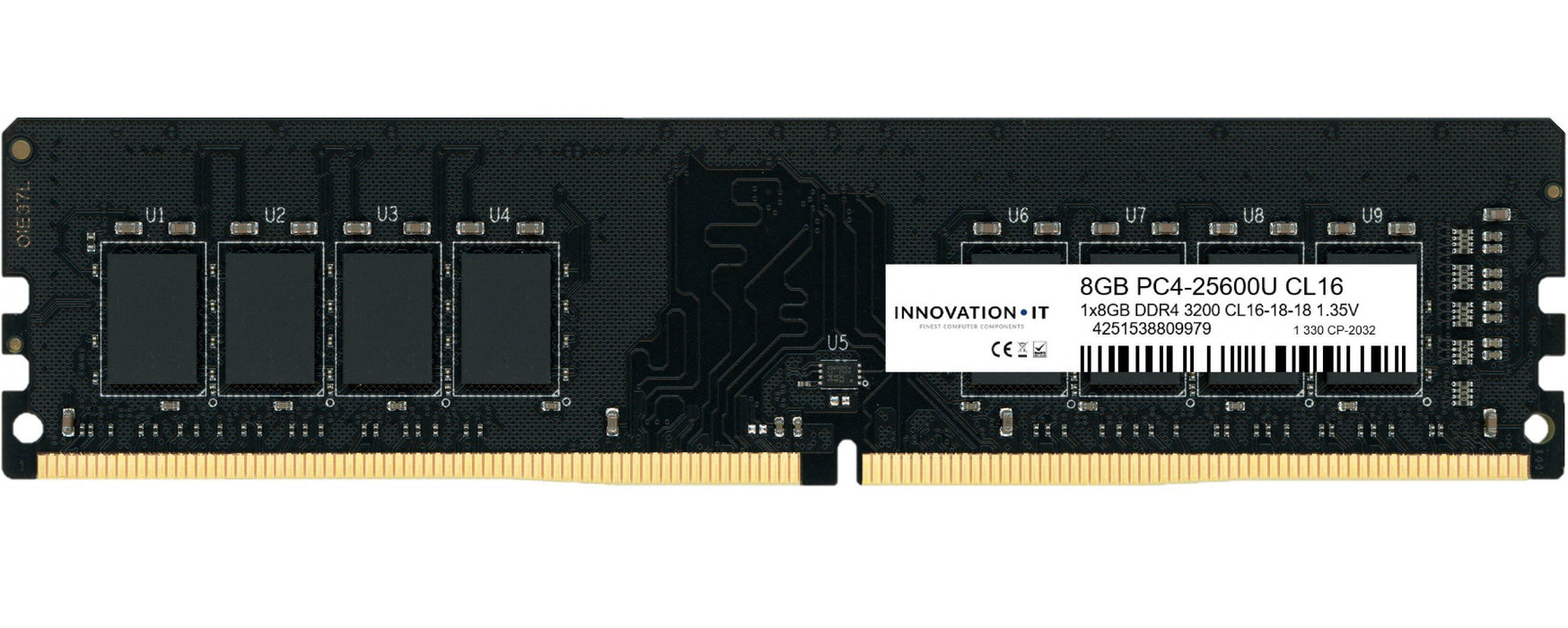EAN 4251538809979 - Innovation IT 3200 8GB CL16-18-18 1.35V LD 8-Chip módulo de memoria 1 x 8 GB DDR4 imagen 1