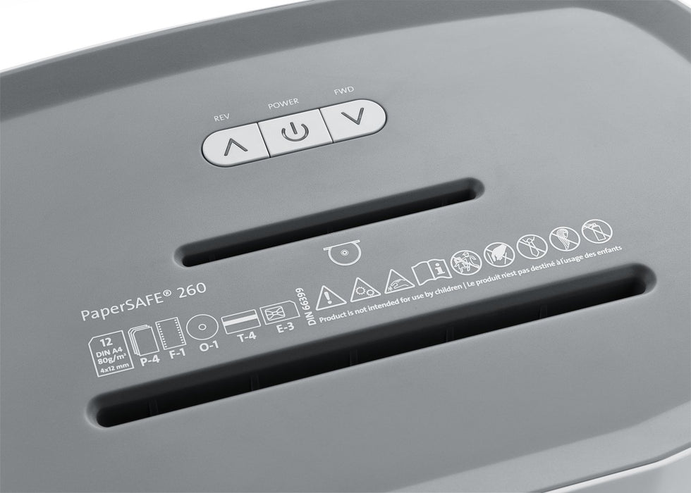 EAN 4009729074251 - Dahle PaperSAFE 260 triturador de papel Corte en partículas 60 dB 4,8 cm Gris, Blanco imagen 9