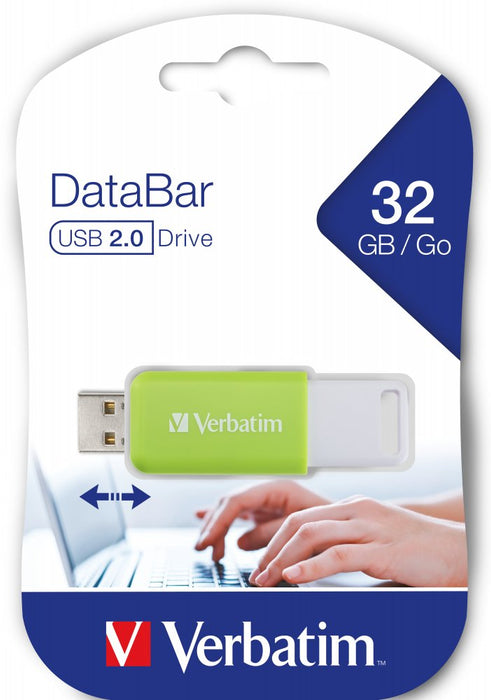 EAN 0023942494546 - Verbatim V DataBar unidad flash USB 32 GB USB tipo A 2.0 Verde imagen 3