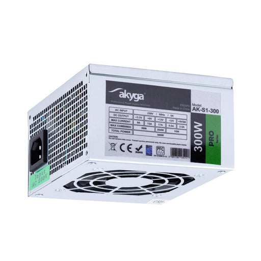 EAN 5901720135117 - Akyga AK-S1-300 unidad de fuente de alimentación 300 W 20+4 pin ATX SFX Plata imagen 1