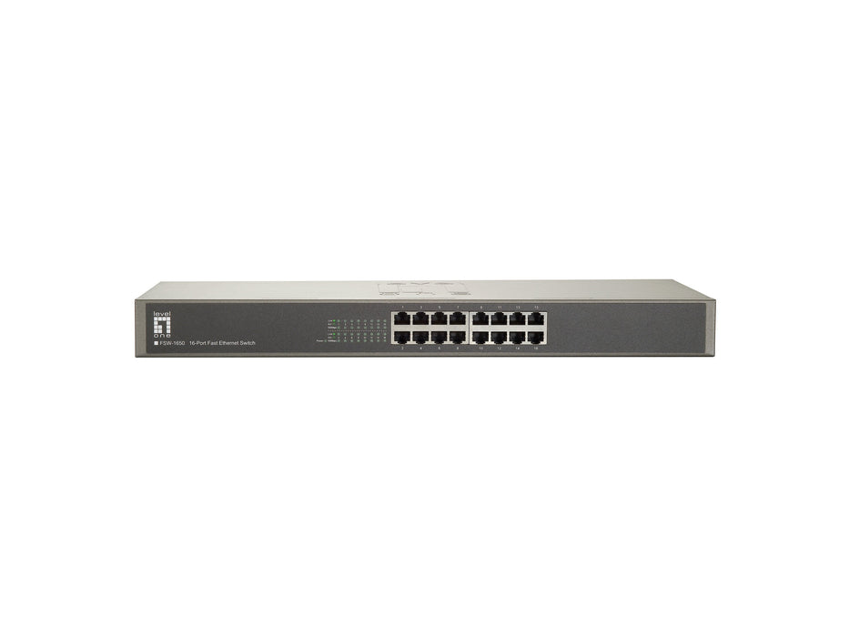 EAN 4015867136447 - LevelOne FSW-1650 switch No administrado Fast Ethernet (10/100) Gris imagen 3