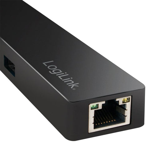 EAN 4052792048681 - LogiLink UA0313 base para portátil y replicador de puertos USB 3.2 Gen 1 (3.1 Gen 1) Type-C Negro imagen 2