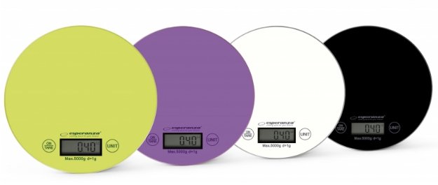 EAN 5901299914182 - Esperanza EKS003G báscula de cocina Verde, Amarillo Encimera Alrededor Báscula electrónica de cocina imagen 2