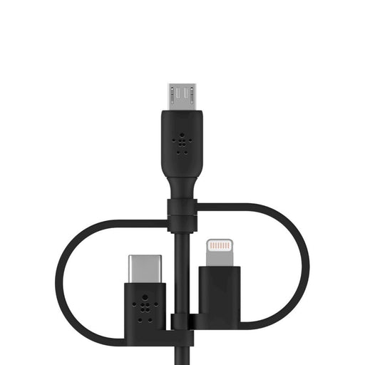 EAN 0745883799640 - Belkin BOOST CHARGE cable USB 1 m USB A USB C/Micro-USB B/Lightning Negro imagen 2