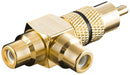 EAN 4040849113871 - Goobay 11387 cambiador de género para cable RCA 2 x RCA Negro, Oro imagen 1