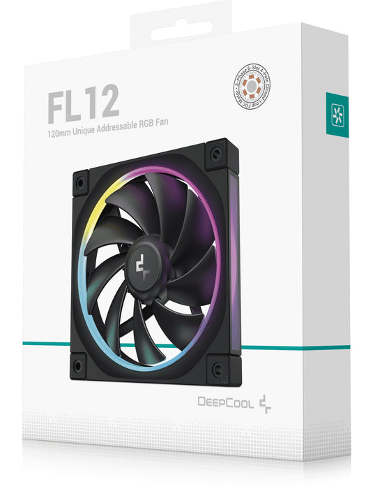 EAN 6933412711063 - DeepCool FL12 Carcasa del ordenador Ventilador 12 cm Negro 1 pieza(s) imagen 7