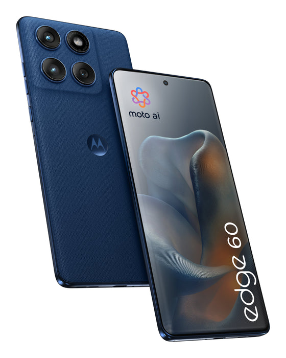 EAN 0840023298165 - Motorola edge 60 16,9 cm (6.67") SIM doble Android 15 5G USB Tipo C 12 GB 512 GB 5200 mAh Azul imagen 1
