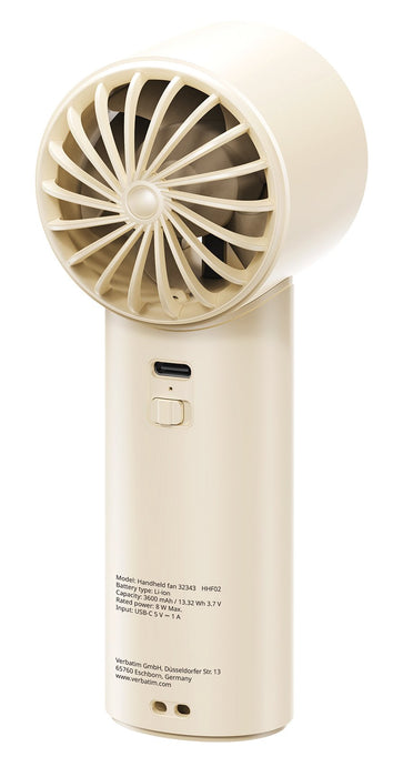 EAN 23942323433 - Verbatim Cool 'n' Go Ice Touch Plata, Blanco Ventilador de mano imagen 3