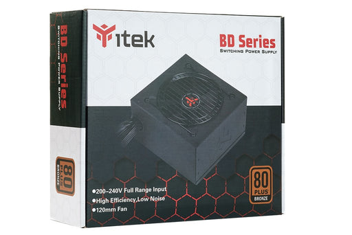 EAN 8056157881094 - itek BD500 unidad de fuente de alimentación 500 W 24-pin ATX ATX Negro imagen 2