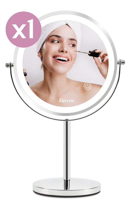 EAN 8055176402228 - Girmi BE02 espejo para maquillaje Independiente Alrededor Acero inoxidable imagen 2