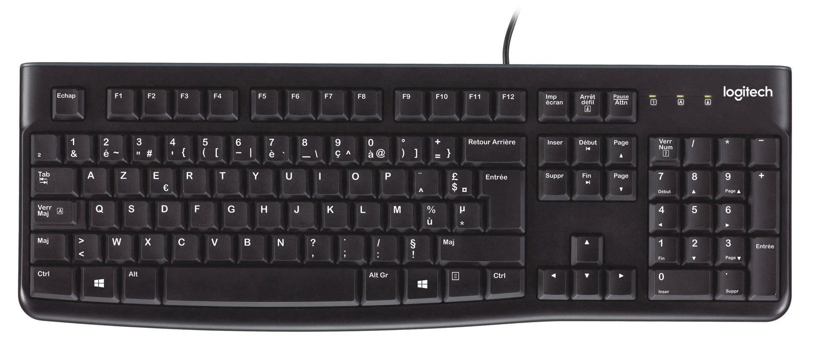 EAN 5099206020689 - Logitech K120 teclado Oficina USB AZERTY Holandés Negro imagen 1