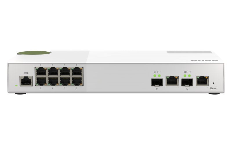 EAN 0885022020386 - QNAP QSW-M2108-2C switch Gestionado L2 2.5G Ethernet (100/1000/2500) Gris, Blanco imagen 1