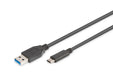 EAN 4016032368731 - Digitus AK-300136-010-S cable USB USB 3.2 Gen 1 (3.1 Gen 1) 1 m USB C USB A Negro imagen 1