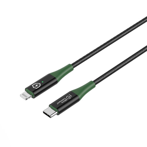 EAN 5715063388303 - Microconnect MC-SMART USB C-L-1 cable de conector Lightning 1 m Negro, Verde imagen 2