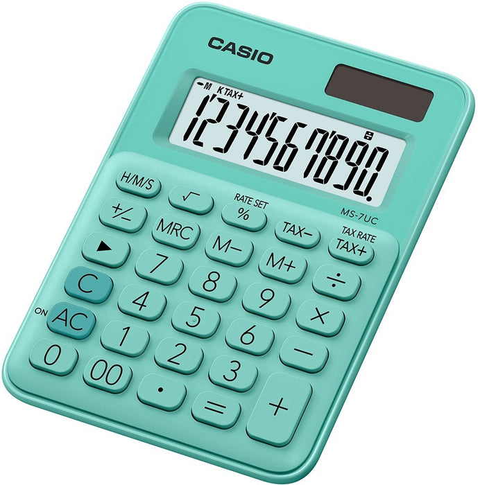 EAN 4549526612701 - Casio MS-7UC calculadora Escritorio Pantalla de calculadora Verde imagen 1