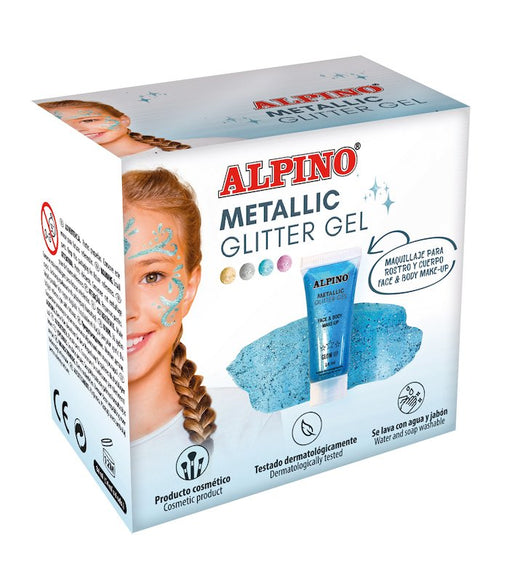 EAN 8413240613244 - Alpino DL000613 purpurina cosmética Azul 14 ml imagen 1