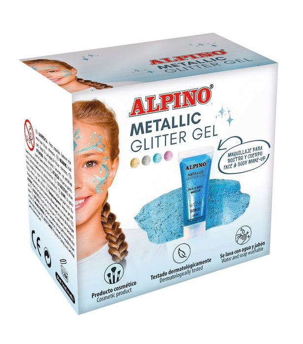 EAN 8413240613244 - Alpino DL000613 purpurina cosmética Azul 14 ml imagen 1