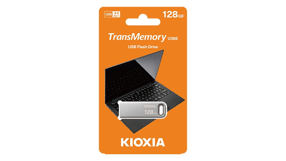 EAN 4582563853881 - Kioxia TransMemory U366 unidad flash USB 128 GB USB tipo A 3.2 Gen 1 (3.1 Gen 1) Gris imagen 2