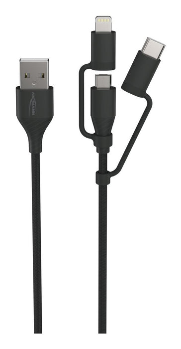 EAN 4013674178100 - Ansmann 1700-0136 cable USB 1,2 m USB A Micro-USB B Negro imagen 1
