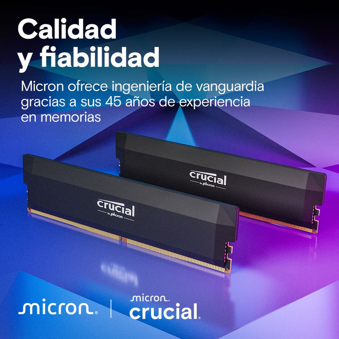EAN 0649528945709 - Crucial Pro CP2K32G64C40U5B módulo de memoria 64 GB 2 x 32 GB DDR5 imagen 6