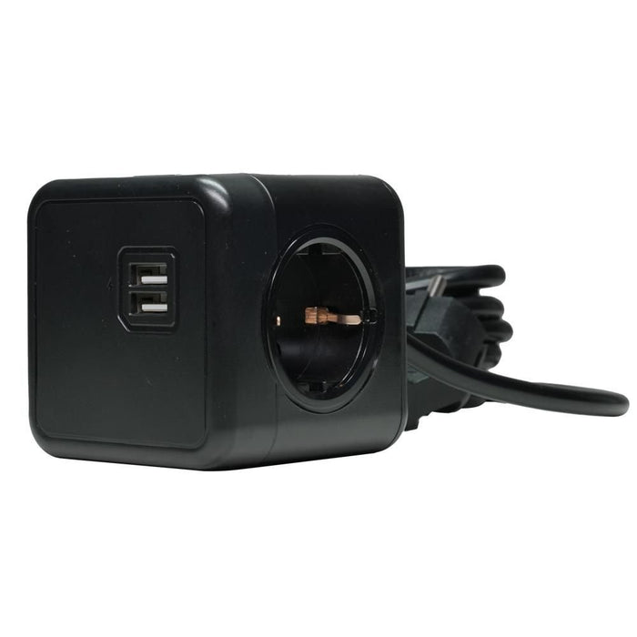 EAN 2950006017886 - Microconnect GRUCUBE2USB-B3 base múltiple 3 m 3 salidas AC Interior Negro imagen 3