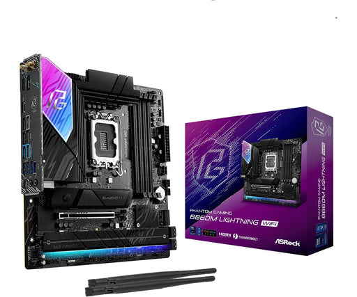 EAN 4711581490208 - Asrock B860M Lightning WiFi Intel B860 LGA 1851 (Socket V1) micro ATX imagen 1