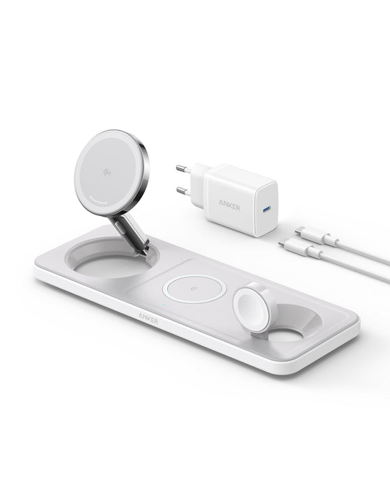 EAN 0194644173272 - Anker MagGo Universal Blanco USB Cargador inalámbrico Carga rápida Interior imagen 1