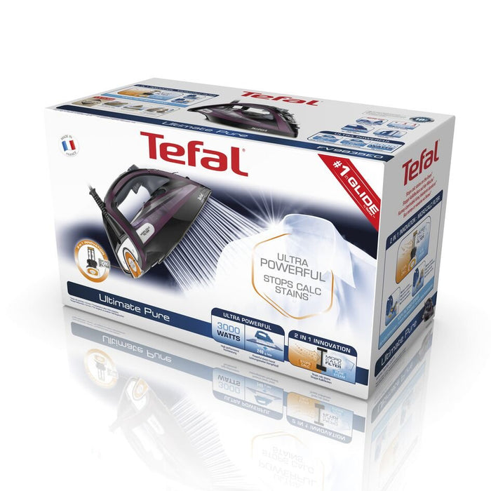 EAN 3121040070888 - Tefal Ultimate Pure FV9835 plancha Plancha vapor-seco Suela Durilium Autoclean 3000 W Púrpura imagen 15