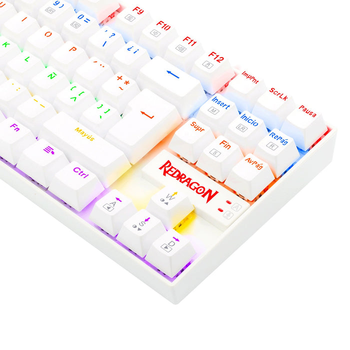 EAN 6950376704979 - REDRAGON KUMARA K552 teclado Juego USB QWERTY Español Blanco imagen 7