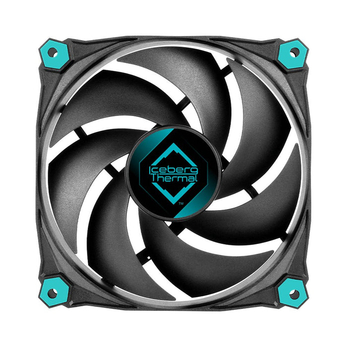 EAN 1230000071840 - Iceberg Thermal IceGALE Silent Carcasa del ordenador Ventilador 12 cm Negro 3 pieza(s) imagen 6