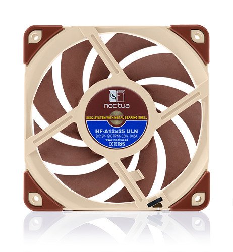 EAN 9010018100372 - Noctua NF A12x25 ULN Carcasa del ordenador Ventilador 12 cm Beige, Rojo imagen 4