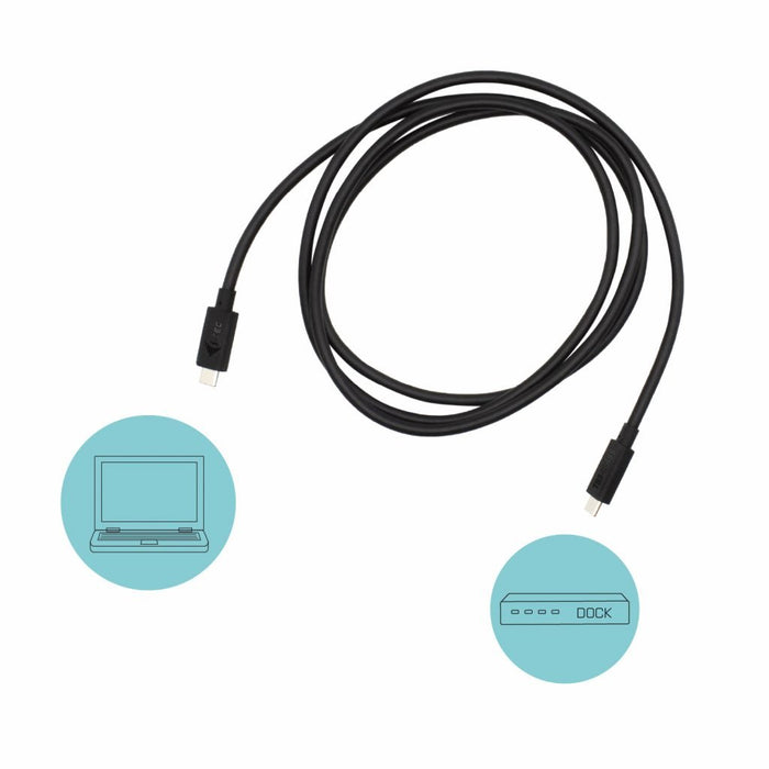 EAN 8595611703362 - i-tec TB3CBL150CM cable Thunderbolt 1,5 m 40 Gbit/s Negro imagen 3
